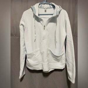 All in Motion Half Zip Hooded Fleece Light Blue Pastel Color Women’s Medium